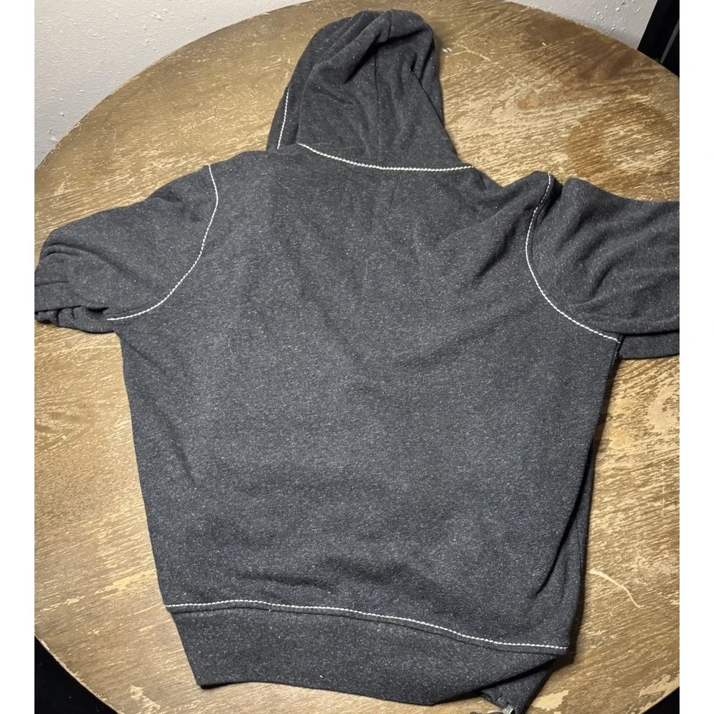 True Religion Mens Large Hoodie Full Zip Sweater Jacket Y2K